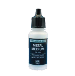 191 Vallejo Metallic Medium 17ml. Bottle
